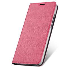 Custodia Portafoglio In Pelle Cover con Supporto T05 per Huawei P30 Lite New Edition Rosa