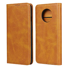 Custodia Portafoglio In Pelle Cover con Supporto T05 per OnePlus 7T Arancione