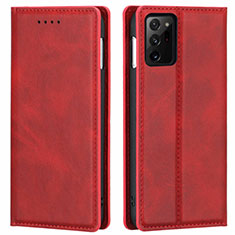 Custodia Portafoglio In Pelle Cover con Supporto T05 per Samsung Galaxy Note 20 Ultra 5G Rosso