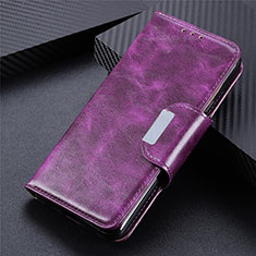 Custodia Portafoglio In Pelle Cover con Supporto T06 per Huawei Honor 30 Lite 5G Viola