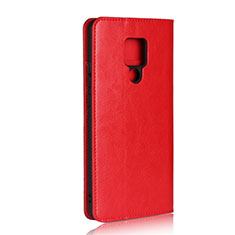 Custodia Portafoglio In Pelle Cover con Supporto T06 per Huawei Mate 20 X 5G Rosso