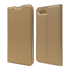 Custodia Portafoglio In Pelle Cover con Supporto T06 per Oppo K1 Oro