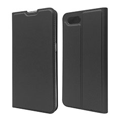 Custodia Portafoglio In Pelle Cover con Supporto T06 per Oppo R17 Neo Nero