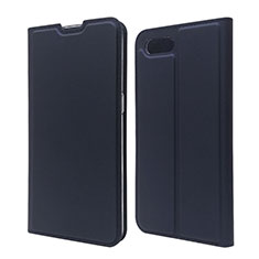 Custodia Portafoglio In Pelle Cover con Supporto T06 per Oppo RX17 Neo Blu