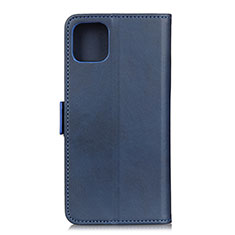 Custodia Portafoglio In Pelle Cover con Supporto T06 per Xiaomi Mi 11 5G Blu