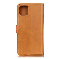 Custodia Portafoglio In Pelle Cover con Supporto T06 per Xiaomi Mi 11 5G Marrone Chiaro