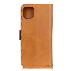 Custodia Portafoglio In Pelle Cover con Supporto T06 per Xiaomi Mi 11 Lite 4G Marrone Chiaro