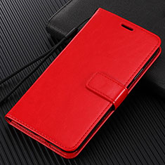 Custodia Portafoglio In Pelle Cover con Supporto T07 per Huawei Honor V30 Pro 5G Rosso