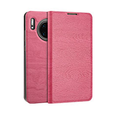 Custodia Portafoglio In Pelle Cover con Supporto T07 per Huawei Mate 30 Pro Rosa