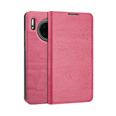 Custodia Portafoglio In Pelle Cover con Supporto T07 per Huawei Mate 30E Pro 5G Rosa