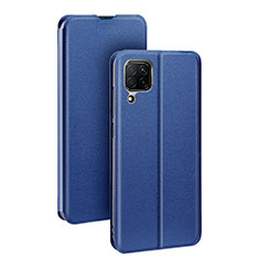 Custodia Portafoglio In Pelle Cover con Supporto T07 per Huawei Nova 7i Blu