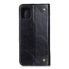 Custodia Portafoglio In Pelle Cover con Supporto T07 per Xiaomi Mi 11 5G Nero