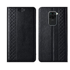 Custodia Portafoglio In Pelle Cover con Supporto T07 per Xiaomi Redmi 10X 4G Nero