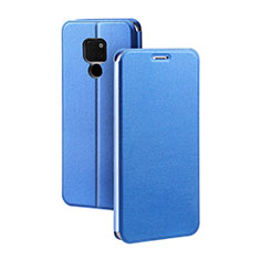Custodia Portafoglio In Pelle Cover con Supporto T08 per Huawei Mate 20 Blu