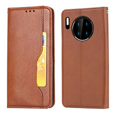 Custodia Portafoglio In Pelle Cover con Supporto T08 per Huawei Mate 30 Arancione