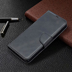 Custodia Portafoglio In Pelle Cover con Supporto T08 per Samsung Galaxy Note 20 5G Nero
