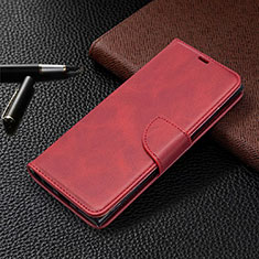 Custodia Portafoglio In Pelle Cover con Supporto T08 per Samsung Galaxy Note 20 Ultra 5G Rosso