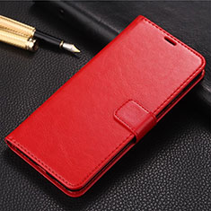 Custodia Portafoglio In Pelle Cover con Supporto T09 per Huawei Honor 20 Pro Rosso