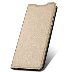 Custodia Portafoglio In Pelle Cover con Supporto T09 per Xiaomi Redmi Note 8 Pro Oro