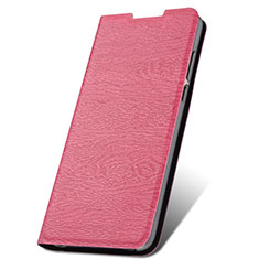 Custodia Portafoglio In Pelle Cover con Supporto T09 per Xiaomi Redmi Note 8 Pro Rosa