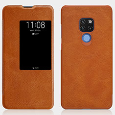 Custodia Portafoglio In Pelle Cover con Supporto T10 per Huawei Mate 20 Arancione