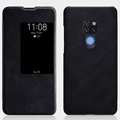 Custodia Portafoglio In Pelle Cover con Supporto T10 per Huawei Mate 20 Nero