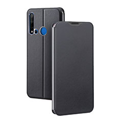 Custodia Portafoglio In Pelle Cover con Supporto T10 per Huawei P20 Lite (2019) Nero