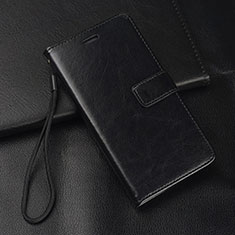 Custodia Portafoglio In Pelle Cover con Supporto T10 per Huawei P20 Nero