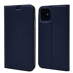 Custodia Portafoglio In Pelle Cover con Supporto T11 per Apple iPhone 11 Blu