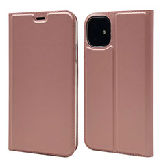 Custodia Portafoglio In Pelle Cover con Supporto T11 per Apple iPhone 11 Oro Rosa