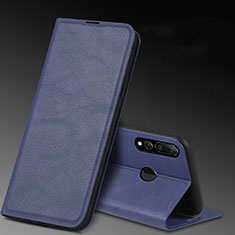 Custodia Portafoglio In Pelle Cover con Supporto T11 per Huawei Honor 20i Blu