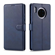 Custodia Portafoglio In Pelle Cover con Supporto T11 per Huawei Mate 30 Pro Blu