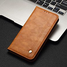 Custodia Portafoglio In Pelle Cover con Supporto T11 per Xiaomi Mi Note 10 Arancione