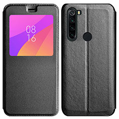 Custodia Portafoglio In Pelle Cover con Supporto T11 per Xiaomi Redmi Note 8 (2021) Nero