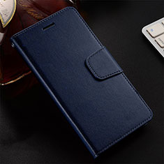 Custodia Portafoglio In Pelle Cover con Supporto T12 per Huawei Honor 20E Blu