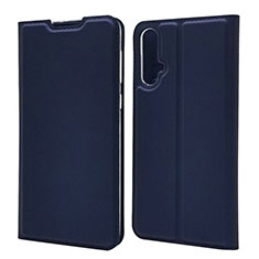 Custodia Portafoglio In Pelle Cover con Supporto T12 per Huawei Nova 5 Blu