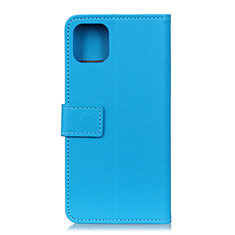 Custodia Portafoglio In Pelle Cover con Supporto T12 per Xiaomi Mi 11 5G Blu