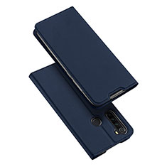 Custodia Portafoglio In Pelle Cover con Supporto T12 per Xiaomi Redmi Note 8T Blu