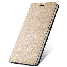 Custodia Portafoglio In Pelle Cover con Supporto T14 per Huawei P Smart+ Plus (2019) Oro