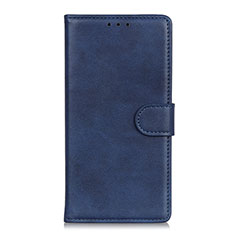 Custodia Portafoglio In Pelle Cover con Supporto T14 per Samsung Galaxy Note 20 5G Blu