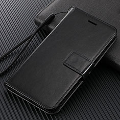 Custodia Portafoglio In Pelle Cover con Supporto T14 per Xiaomi Mi Note 10 Pro Nero