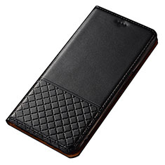 Custodia Portafoglio In Pelle Cover con Supporto T14 per Xiaomi Redmi Note 8 Nero