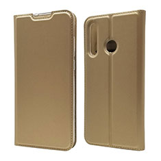 Custodia Portafoglio In Pelle Cover con Supporto T15 per Huawei Honor 20i Oro