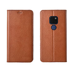 Custodia Portafoglio In Pelle Cover con Supporto T15 per Huawei Mate 20 Arancione