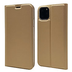 Custodia Portafoglio In Pelle Cover con Supporto T17 per Apple iPhone 11 Pro Oro