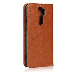 Custodia Portafoglio In Pelle Cover con Supporto T17 per Xiaomi Redmi Note 8 Pro Arancione