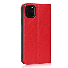 Custodia Portafoglio In Pelle Cover con Supporto T18 per Apple iPhone 11 Pro Max Rosso