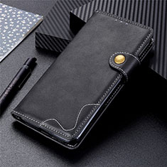 Custodia Portafoglio In Pelle Cover con Supporto T18 per Samsung Galaxy Note 20 5G Nero