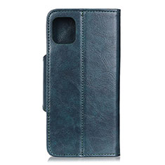 Custodia Portafoglio In Pelle Cover con Supporto T18 per Xiaomi Mi 11 5G Blu