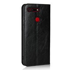 Custodia Portafoglio In Pelle Cover con Supporto T19 per Huawei Honor View 20 Nero